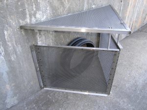 connector pipe screen